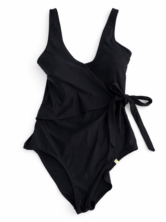 Summersalt The perfect wrap One piece swimsuit bathing suit black beach 10 - Picture 2 of 6